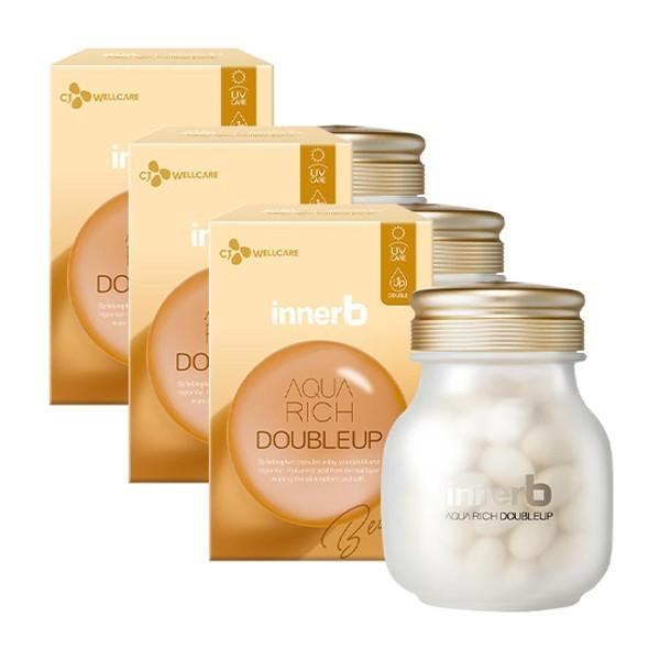CJ웰케어 이너비 아쿠아리치 더블업 600mg*56캡슐 3개(12주분)