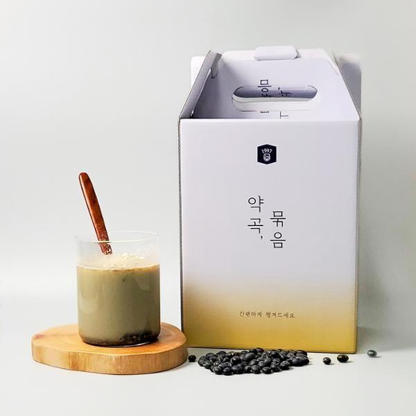 강산농원 약곡묶음 2종 선물세트 간편하게 먹는 든든한 한 끼 약곡 서리태 귀리 세트 30개입