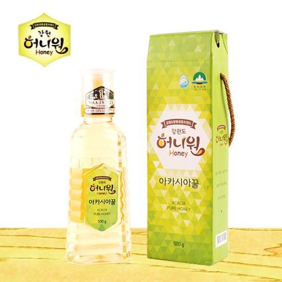 허니원 아카시아 벌꿀 500g(튜브) 1통