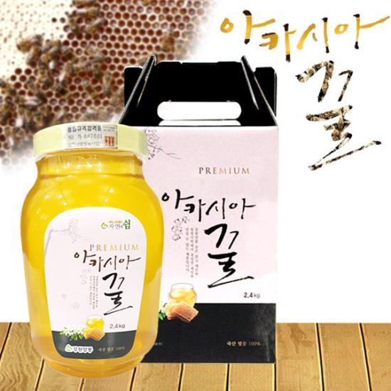 강원양봉 아카시아벌꿀2.4kg(pet)