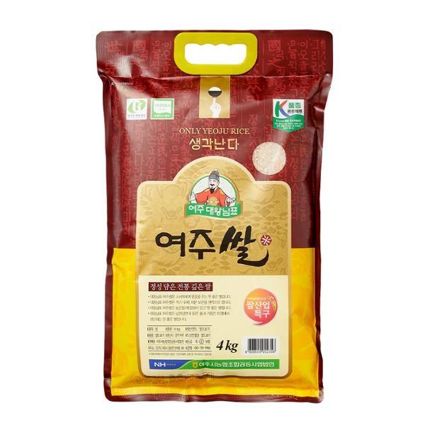 24년 햅쌀 여주농협 대왕님표 여주쌀 4kg(추청)