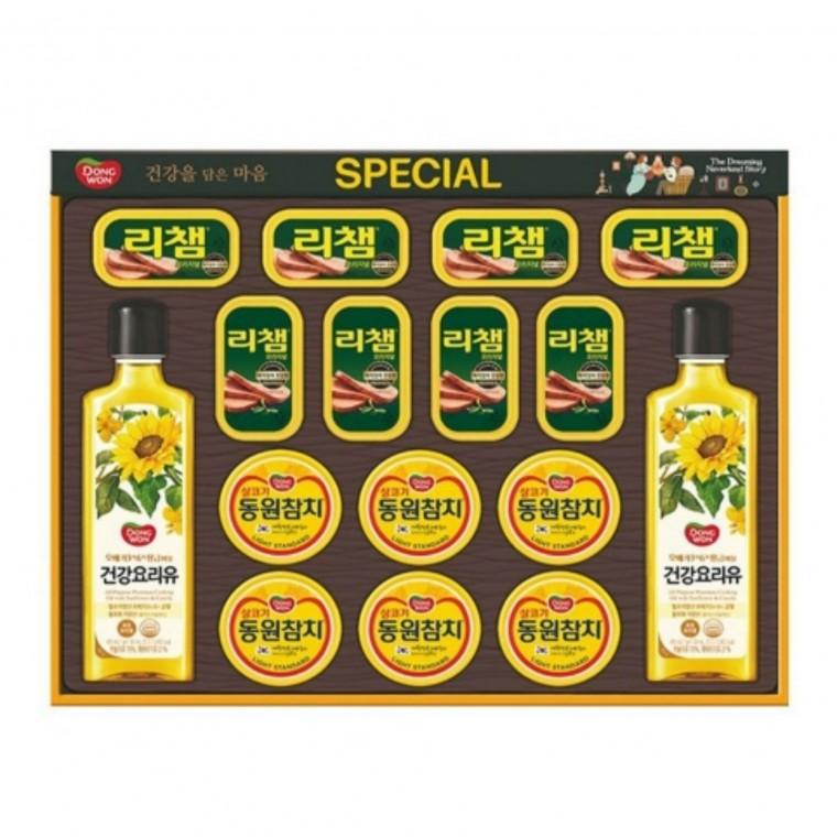 동원 스페셜8호 선물세트(1세트) 참치 식용유 참기름 종합선물세트 설 추석 선물
