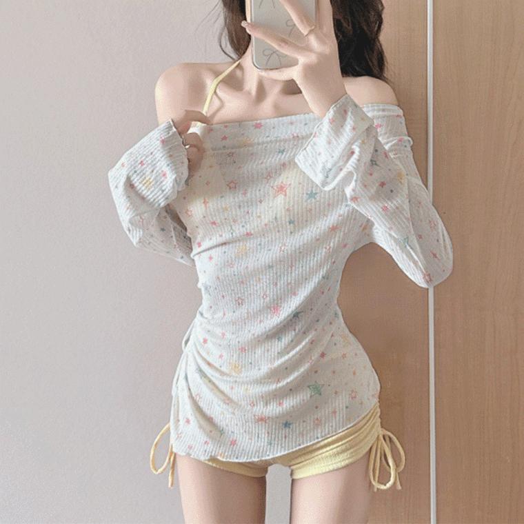 (3pcs)핫스타 커버업 비키니세트