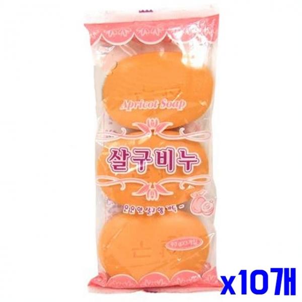 은은한 살구향 세수비누 3P x10개