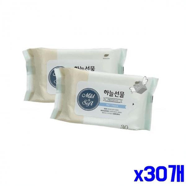 피톤치드 성분 안심 물티슈 30매 x30개 아기물티슈