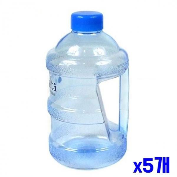 미니 손잡이 생수통물병 1L x5개