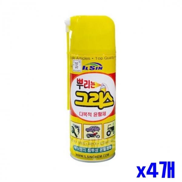 녹슬고 빡빡한 곳에 뿌리는 윤활제 420ml x4개 녹방지