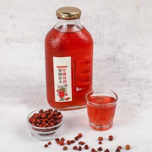 문경피크팜 자일로스 오미자청 원액 엑기스 500ml 4개