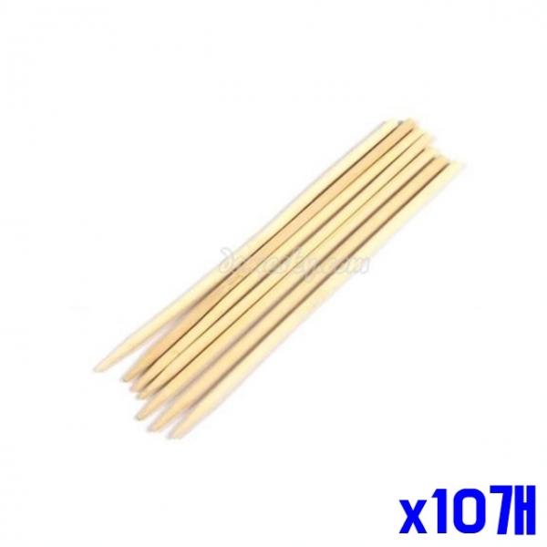 대나무 핫바꽂이 17cm 100P x10개 대나무꼬치