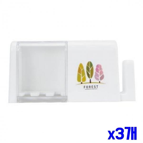 통기성 좋은 벽걸이 칫솔걸이 소 x3개 칫솔통