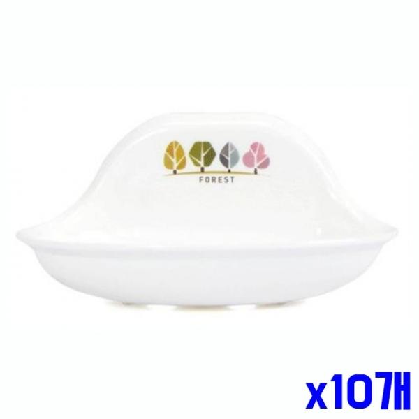 위생적인 벽걸이 비누대 소 화이트 x10개 비누받침