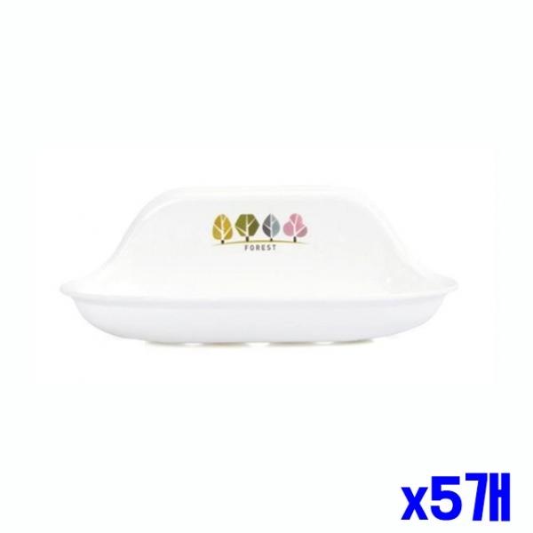 위생적인 벽걸이 비누대 중 화이트 x5개 비누받침