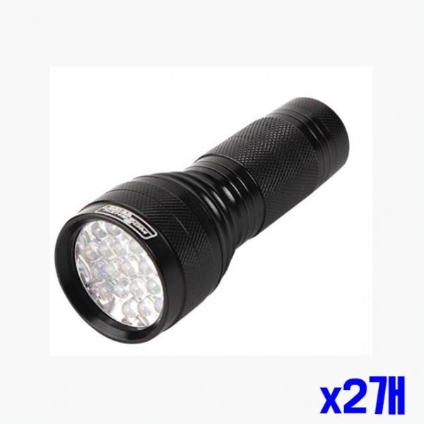 원터치 알루미늄 21구 LED 라이트 x2개 후레쉬 손전등