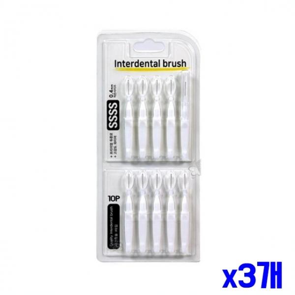 고강도 와이어 치간칫솔 I형 10P 0.4mm 화이트 x3개
