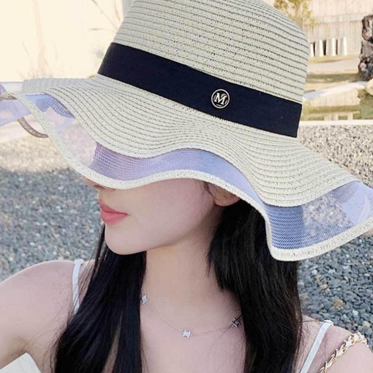 비치 모자 여름여성모자 여자여름모자 챙넓은모자 여름모자 여행용모자 휴양지모자