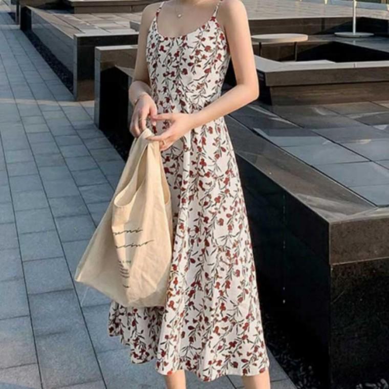 여름휴양지옷해외여행 여름 여자 휴양지 원피스 코디 여름여행룩나시원피스 휴가 롱 꽃무늬 나시