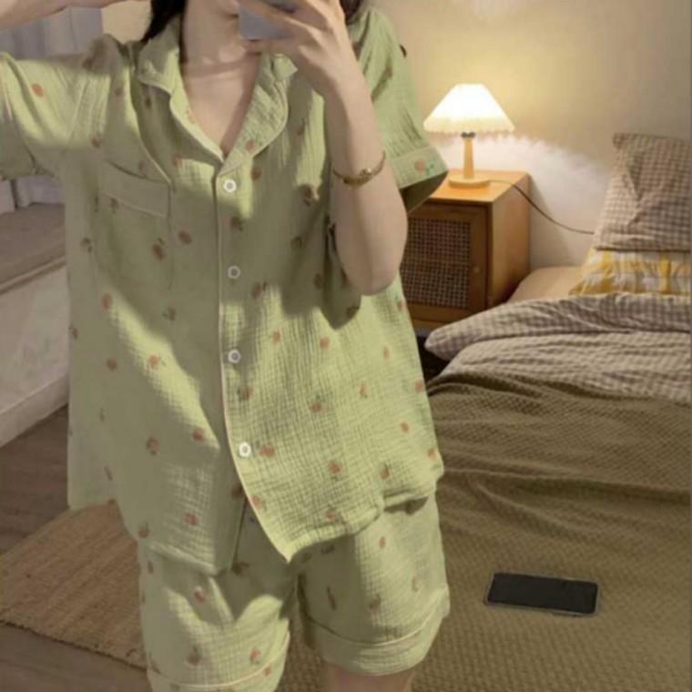 여름잠옷추천 세트 반바지 잠옷 홈웨어 여름 파자마 여자 홈웨어세트 홈웨어반바지 반팔 여성여름잠옷