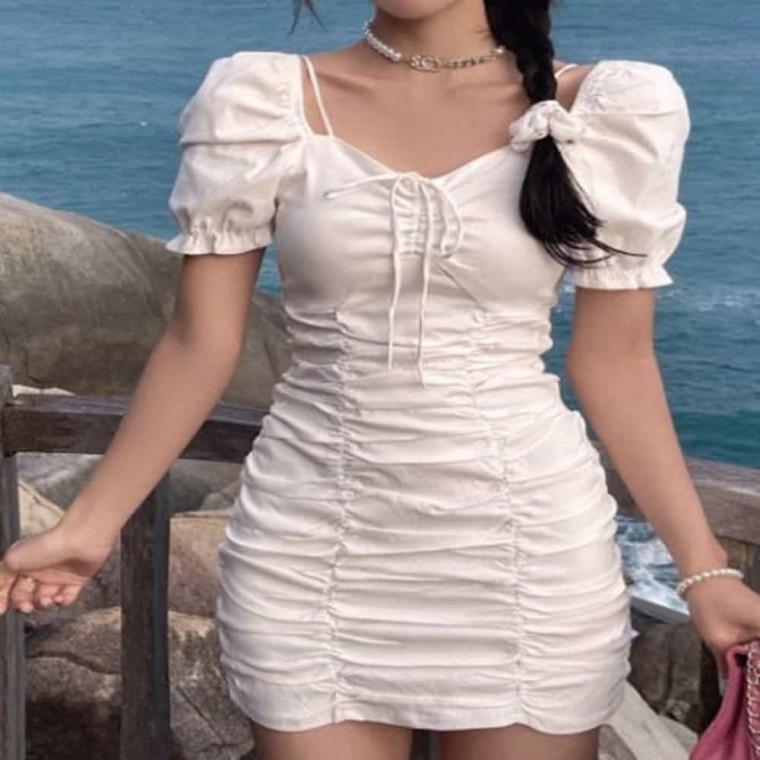 여름 숏 원피스 하객룩 여자여름원피스 여름하객원피스