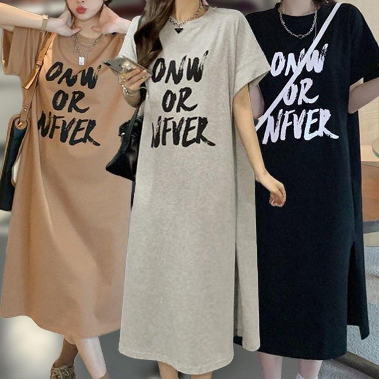 여름원피스 데일리 여름 반팔 박스 롱 긴 원피스 원피스 40대 대학생 휴가 박스 롱 여름 캐주얼 시원한
