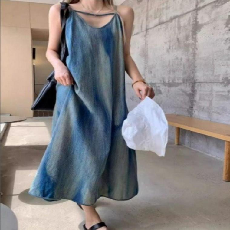 여름 휴양지 나시 원피스 여름 민소매 맥시드레스 해변의류 민소매원피스 여름원피스 비치웨어 바캉스룩