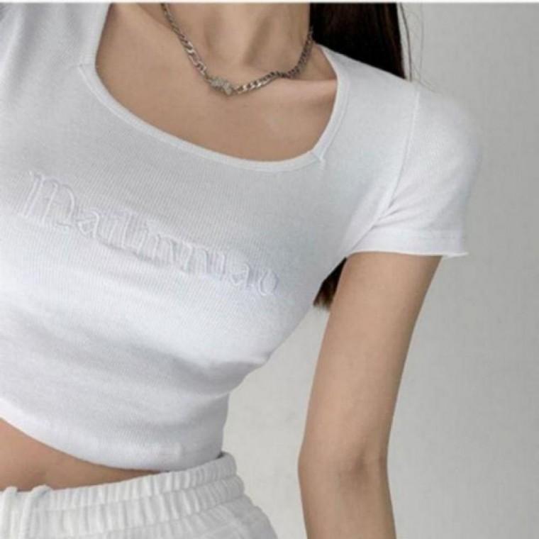 캐주얼 반팔 티셔츠 여름 여자 크롭 여성 여자반팔 반 여자 티신상 티셔츠 기본티 여름 라운드 오버핏