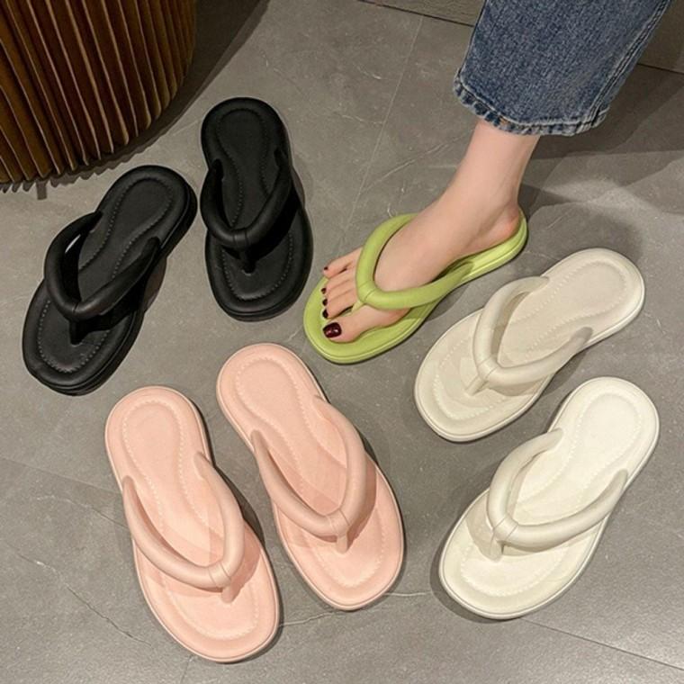 여성 말랑 쪼리 4컬러 1P 푹신한 슬리퍼 여름 바캉스 푹신한 쪼리 여자 바캉스 여성 슬리퍼 여름 슈즈