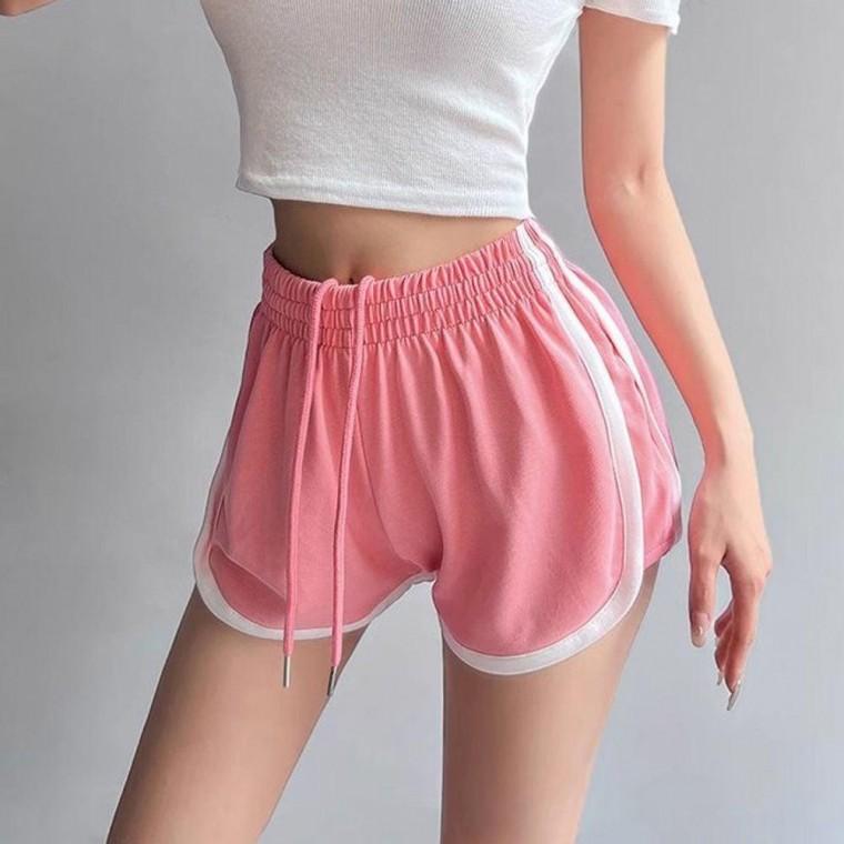 여성여름바지 홈웨어 1P 반바지 돌핀팬츠 여성반바지 라인 운동 여름 여성 밴딩