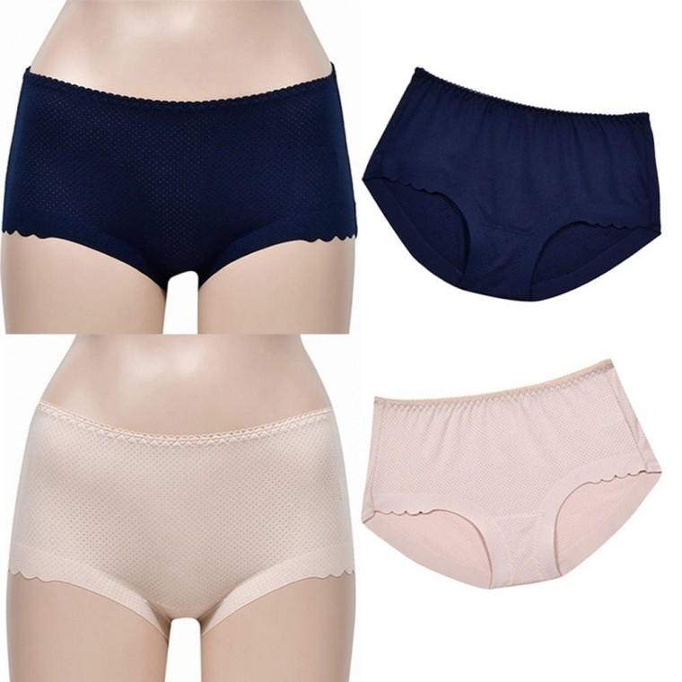 여자여름팬티 미디 노라인 햄팬티 여름쿨팬티 여성쿨론팬티 여자 기능성팬티 사각팬티 매쉬팬티