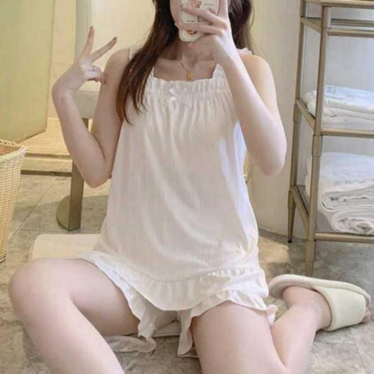 여자잠옷 여자 여자잠옷세트예쁜잠옷 홈웨어 잠옷 세트 여름잠옷 나시 코디 홈웨어잠옷 예쁜 여름 반바지