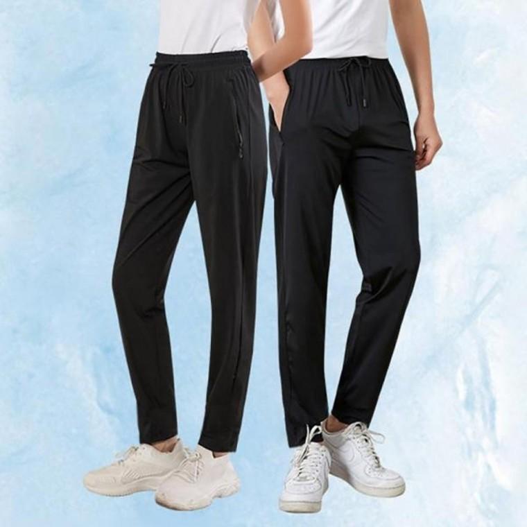 여성 남성밴딩 냉감팬츠 바지 쿨 여자 여름 일자 남자 여름 냉감