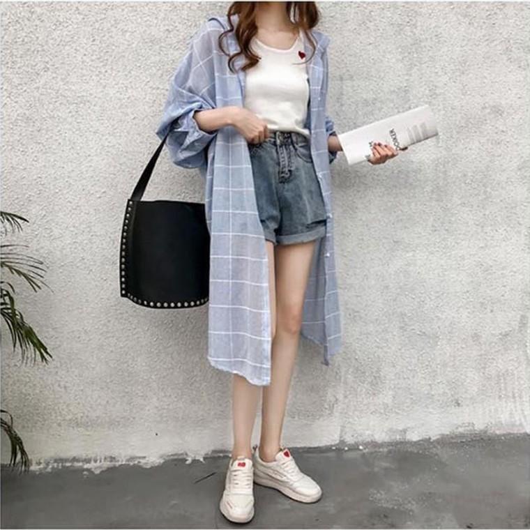 셔츠 롱 여성여름티셔츠 블라우스 루즈핏 베이직 여성티셔츠 여름맨투맨