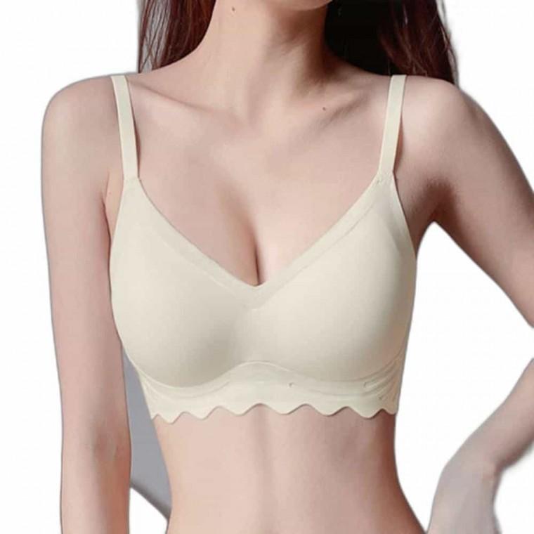심리스 볼륨 브라 여자브라자 여름브라자 노와이어브라 심리스브라 여성속옷 스포츠브라 여름브래지어 와이