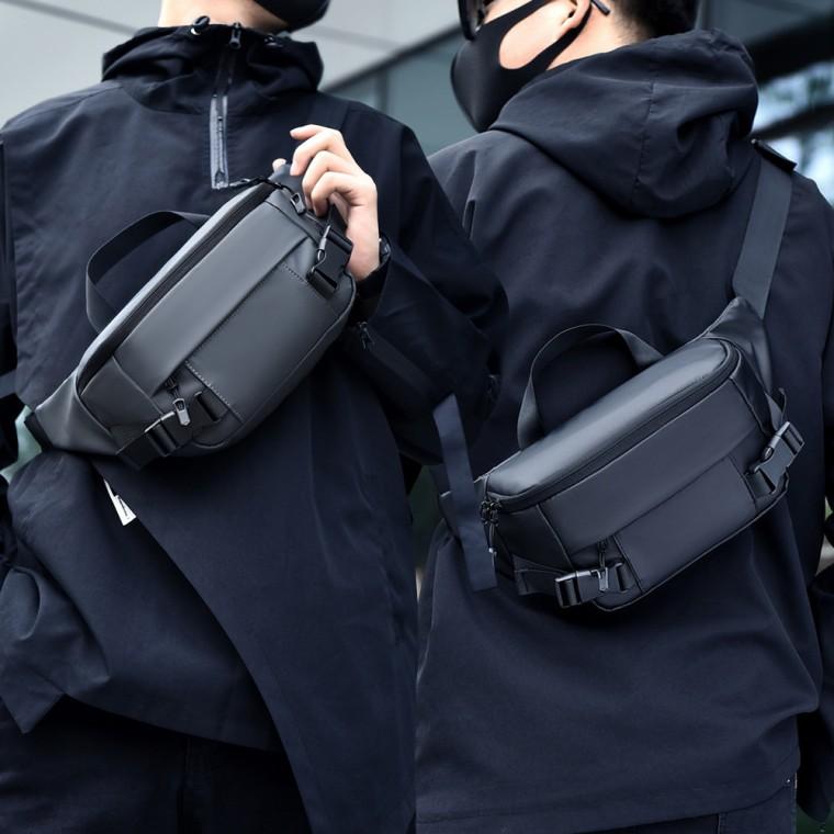 남성 스타일리쉬 데일리 기본 여행보조 슬링백