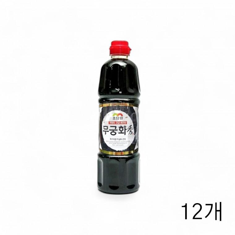 초담원 무궁화 간장 900ml X 12개 만능간장 양조맛간장 조림볶음용 국찌개용 장아찌간장 찌개간장