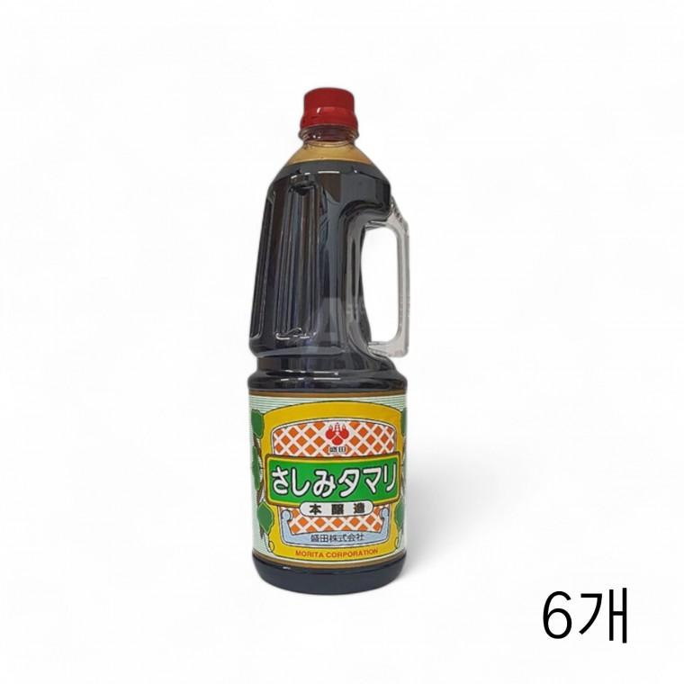 모리타 타마리쇼유 일식 사시미 간장 1.8L X 6개 대용량 업소용식자재 식당용 식재료 회간장 일본간장