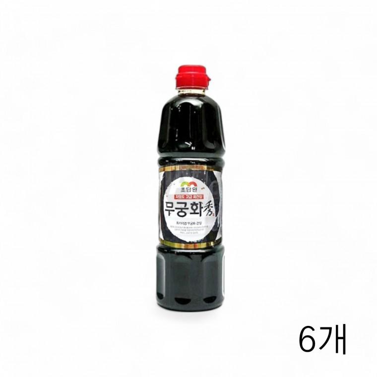 초담원 무궁화 간장 900ml X 6개 만능간장 양조맛간장 조림볶음용 국찌개용 장아찌간장 찌개간장 요리간장