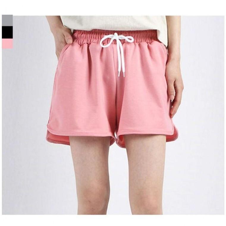 여성여름바지 여성밴딩반바지 숏팬츠 밴딩반바지 운동복 여름 3부바지