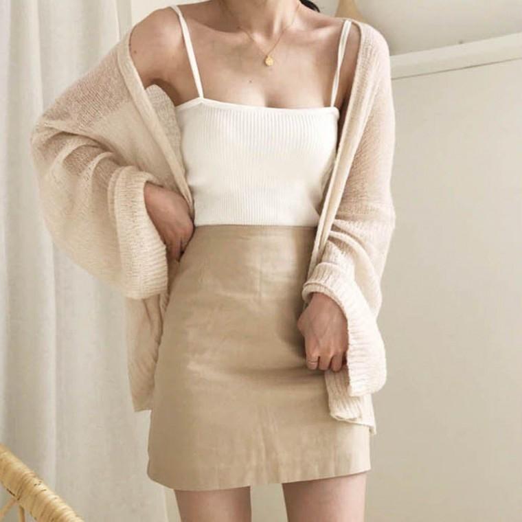 쿨링가디건 여름 시원한 소재 의류 그물 냉장고 상의 니트가디건 여름 카디건 여자 그물가디건 쿨링가디건