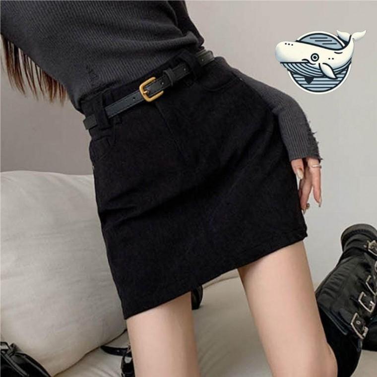 벨트 포함 골덴 미니 스커트 코듀로이 여름 체크롱 플 여성 쉬폰롱 치마 롱 테니스 여름