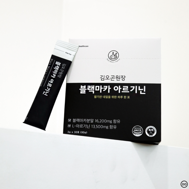 김오곤원장 블랙마카 아르기닌 환 1BOX (3g x 30포 총 90g) 남성 활력 건강환 복분자 야관문 함유