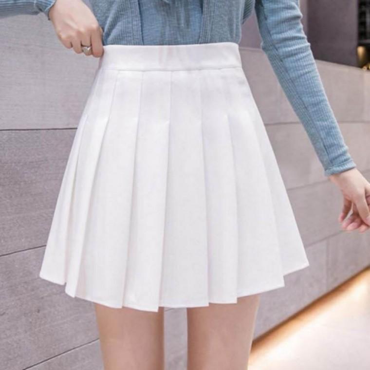 밴딩주름A라인치마 클릭유도 테니스스커트 여성 여름 여자밴딩스커트 러블리무드
