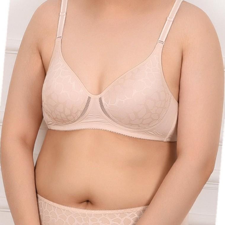 유리패턴 인견 빅사이즈 몰드브라 여름용브라 여자속옷 빅사이즈브래지어 빅사이즈브라 여름브라
