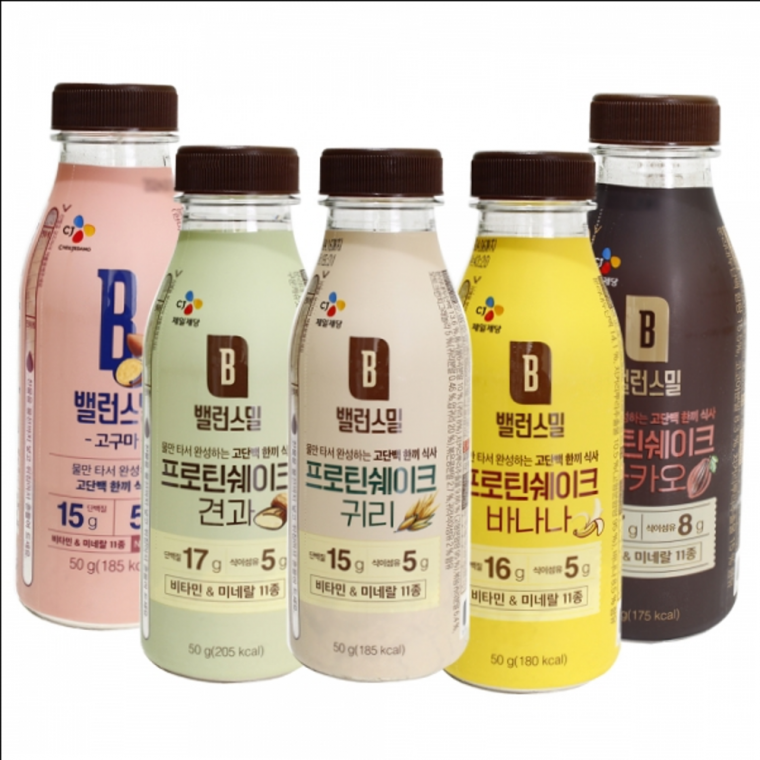 밸런스밀 귀리 견과 바나나 고구마 카카오 5개 곡물 간편식 간단한아침메뉴