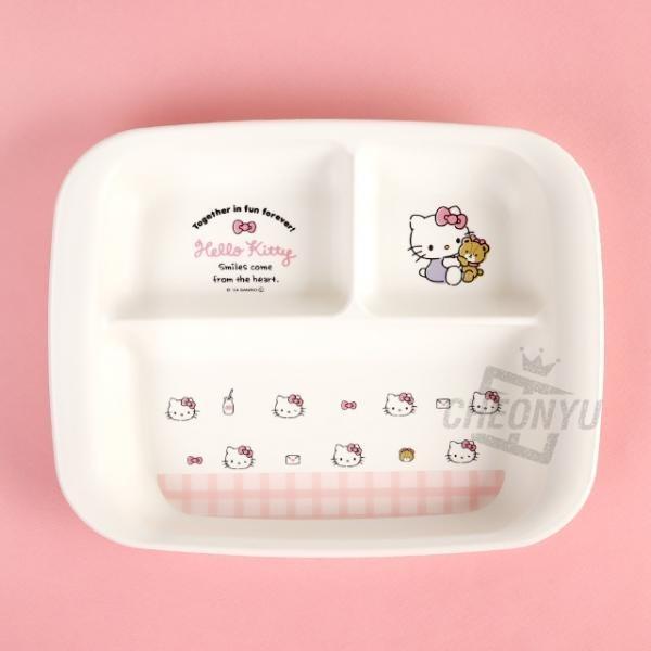 헬로키티 베이비 식판 470ml 캐릭터 어린이 식판 간식 식사