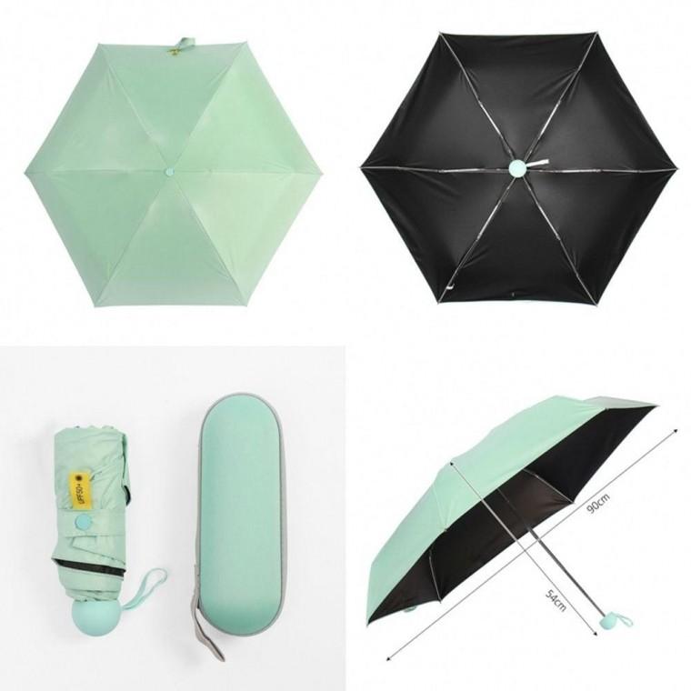 캡슐우산 UV차단 5단 양산겸 우산 여름 경량우산 포켓우산 케이스 미니우산 접이식우산 우양산 여름우산
