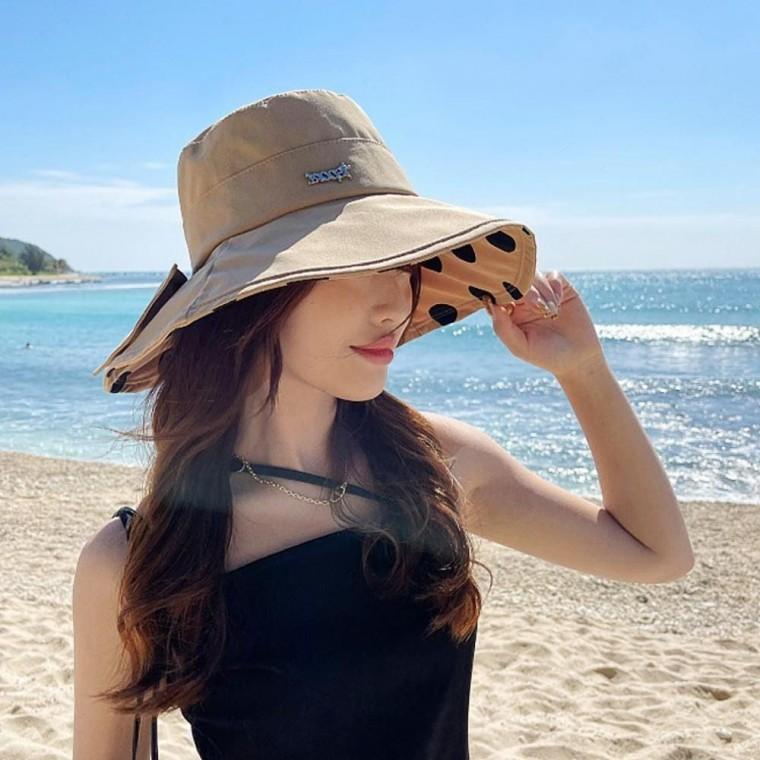 양면 리본 여름모자 페도라 단체모자 여름모자 커플모자 챙모자