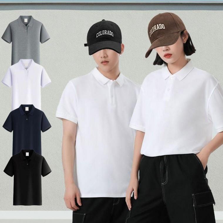 여름 베이직 심플 모던 카라넥 티셔츠 패션티셔츠 데일리상의 베이직티셔츠 여름
