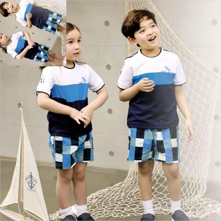 돌핀 상하 풀세트 키즈상하복 여름옷세트 여름상하복 아동복