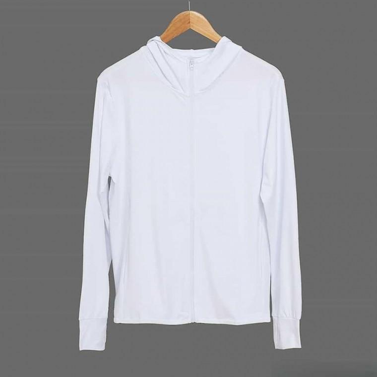 남성 후드 집업 2XL 화이트 UV차단집업 여름잠바 쿨링자켓 긴팔집업 여름 자외선차단집업 겉옷