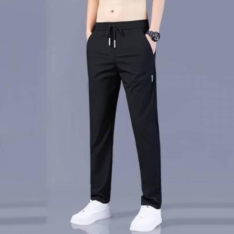 일자팬츠 여름 데일리 블랙 쿨스판 슬림일자팬츠
